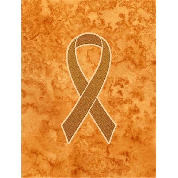 Carolines Treasures AN1204CHF Orange Ribbon For Leukemia Awareness Flag Canvas House Size AN1204CHF - main